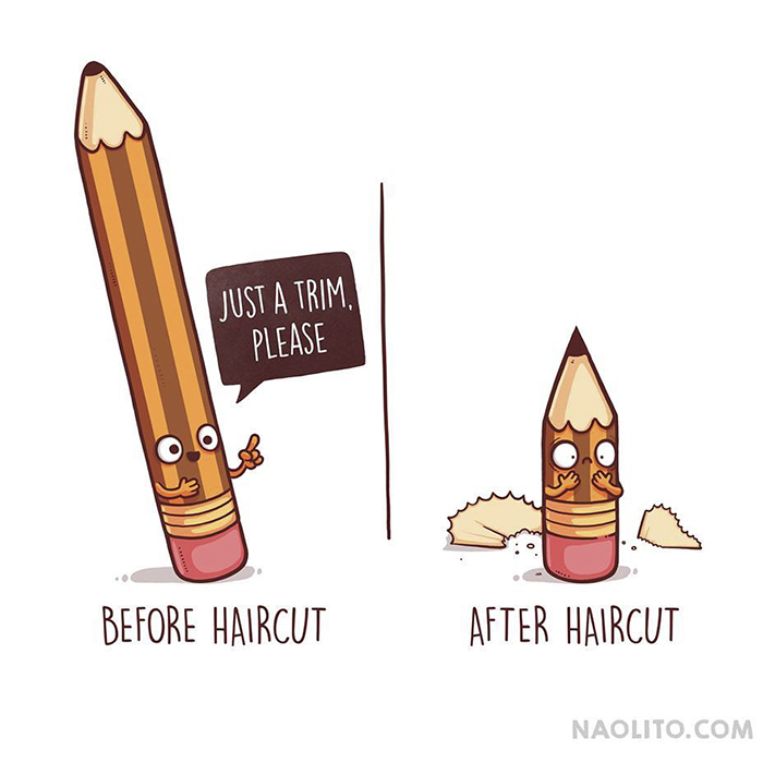 Antes de ir a la peluquería y después de ir a la peluquería. Antes de ir a la peluquería y después de ir a la peluquería.