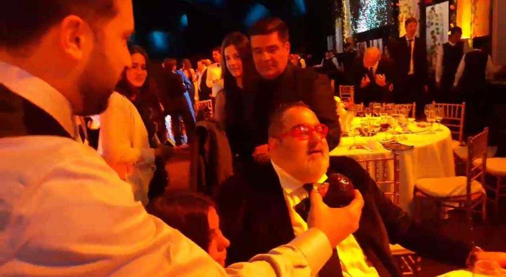 Brancatelli protagonizó el momento vergonzoso de la noche — Martín Fierro