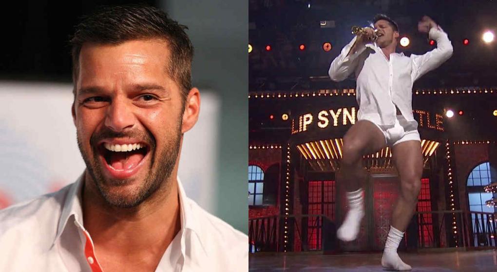 Ricky Martin la rockea en calzoncillos y medias como Tom Cruise 19 de abril de 2017 15:44 • TV > tom cruise