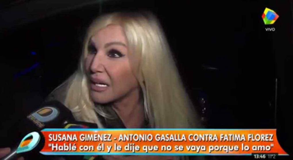 Susana, sobre el drama entre Gasalla y Fátima: